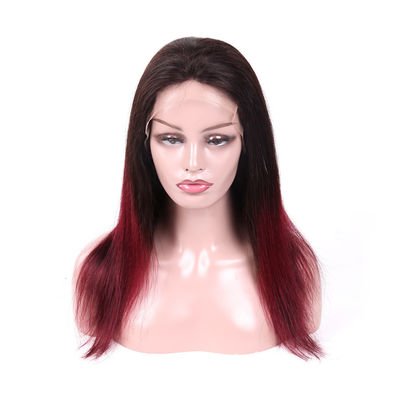 Китай Неподдельные парики шнурка волос девственницы, черные к красным человеческим волосам париков шнурка Ремы поставщик
