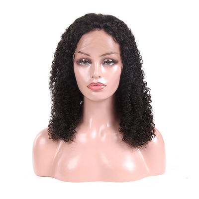 Китай Обслуживание ОЭМ естественных черных париков человеческих волос шнурка Глуэлесс полных Кинкы курчавое поставщик