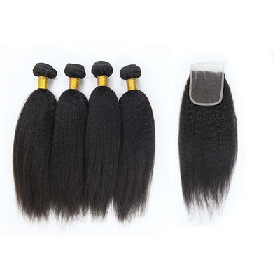 Китай Подлинное 8А волосы 22 дюймов перуанские прямые с закрытием отсутствие синтетических волос поставщик