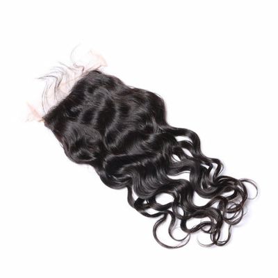Китай Естественное закрытие шнурка человеческих волос волны/закрытие шнурка прифронтовое с волосами младенца поставщик