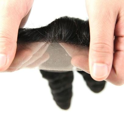 Китай Неподдельные человеческие волосы парика закрытия шнурка нежности 4 кс 4 без Чемякал обрабатывали поставщик